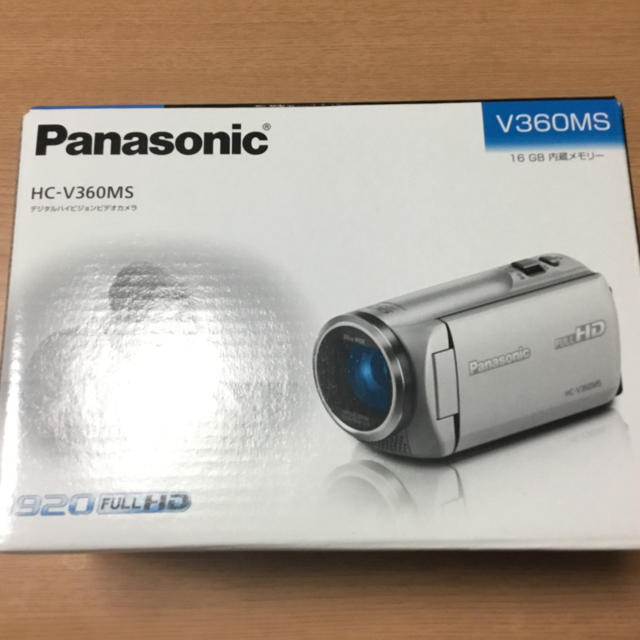 流行 Panasonic - パナソニック HC-V360MS ホワイト 新品 ビデオカメラ