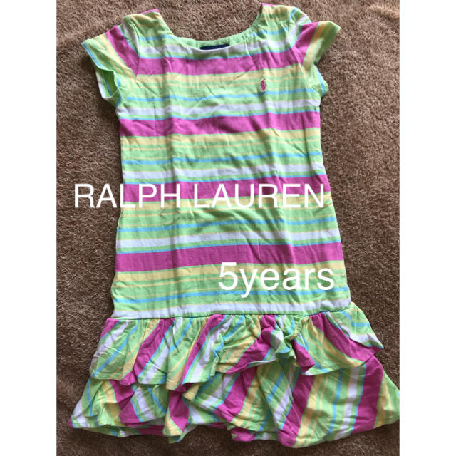 Ralph Lauren(ラルフローレン)のユカ様専用  ワンピース 5歳 110 RALPH LAUREN  キッズ/ベビー/マタニティのキッズ服女の子用(90cm~)(ワンピース)の商品写真