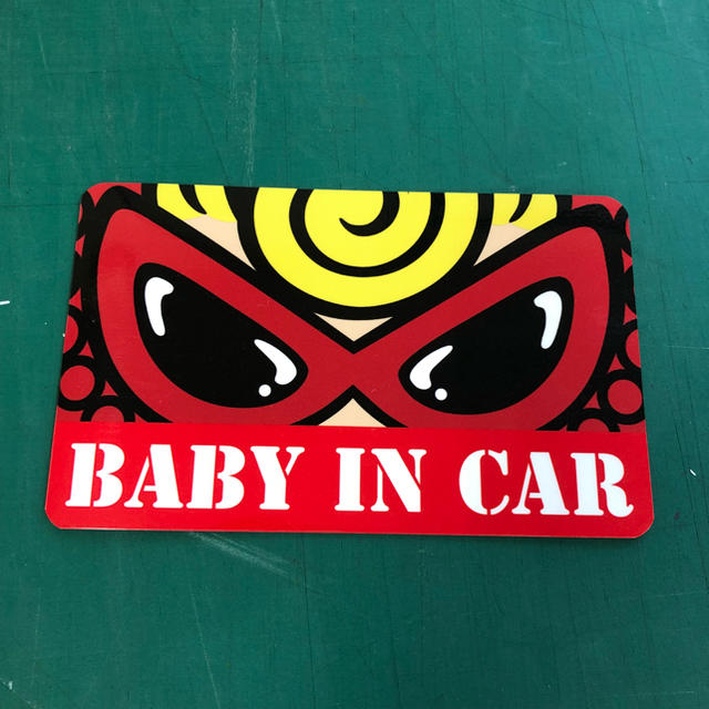 HYSTERIC MINI(ヒステリックミニ)のヒステリックミニ Baby in car マグネット ステッカー 自動車/バイクの自動車(車外アクセサリ)の商品写真