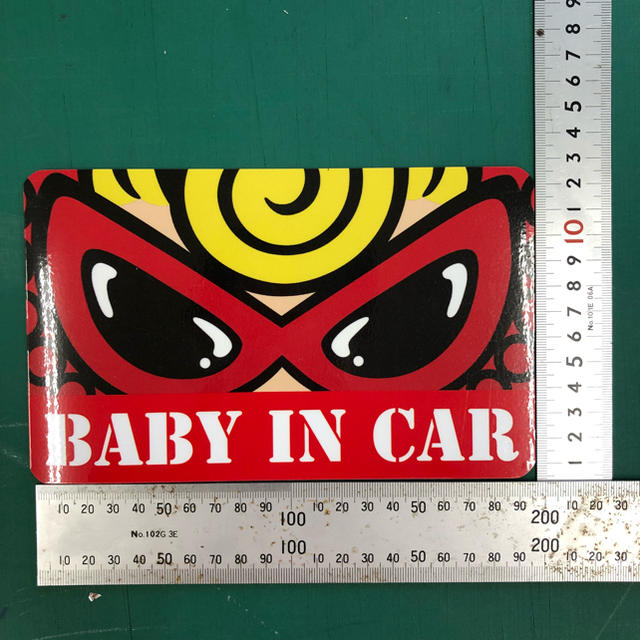 HYSTERIC MINI(ヒステリックミニ)のヒステリックミニ Baby in car マグネット ステッカー 自動車/バイクの自動車(車外アクセサリ)の商品写真