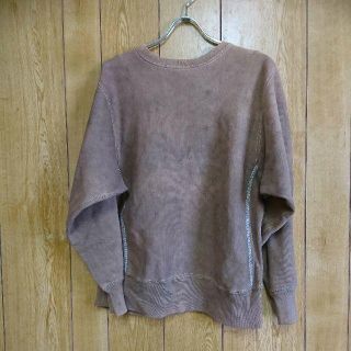Champion - US古着 チャンピオン 後染め リバースウィーブ M 茶 メンズ