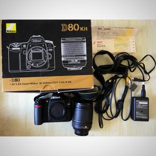 ニコン(Nikon)のNikon D80kit AF-S DX 18-35mmジャンク(デジタル一眼)