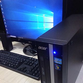 エイサー(Acer)の【acer】デスクトップ一式(デスクトップ型PC)