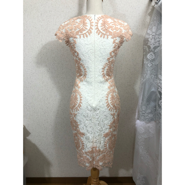 TADASHI SHOJI(タダシショウジ)の新品同様　Tadashi Shoji 総レース 膝丈ワンピース ドレス レディースのワンピース(ひざ丈ワンピース)の商品写真