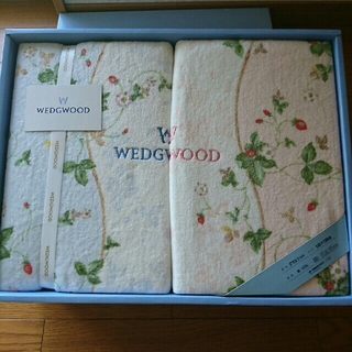 ウェッジウッド(WEDGWOOD)のお値下げしました ウェッジウッド新品タオルケット  2枚セット(タオル/バス用品)