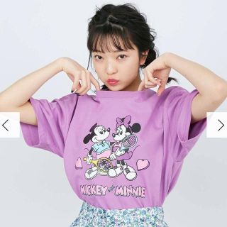 メリージェニー(merry jenny)のメリージェニー ミッキー&ミニーTシャツ(Tシャツ(半袖/袖なし))