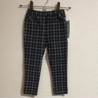 ロングスキニーパンツ チェックパンツ 95cm 新品(パンツ/スパッツ)