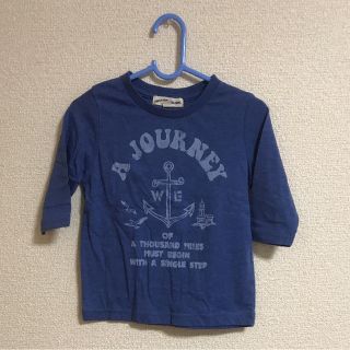 ユナイテッドアローズグリーンレーベルリラクシング(UNITED ARROWS green label relaxing)のカットソー 7部袖 105cm 美品(Tシャツ/カットソー)