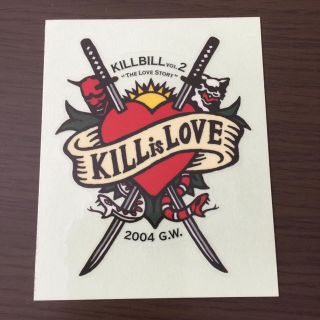 【映画非売品グッズ】キルビル KILLBILL タトゥー風シール(ノベルティグッズ)