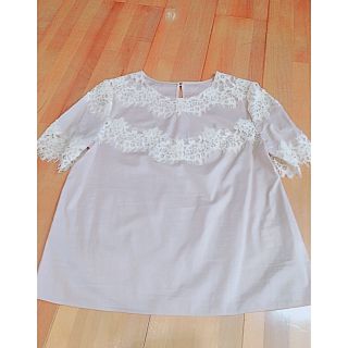 ジルスチュアート(JILLSTUART)のジルスチュアート🍀レースブラウス🍀美品(シャツ/ブラウス(半袖/袖なし))