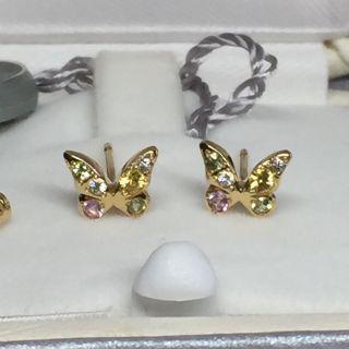 新年の贈り物アクセサリースタージュエリー 10K バタフライピアス restaurantecomeketo.com