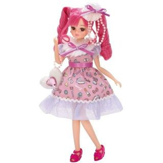 タカラトミー(Takara Tomy)の5/30 まで特価☆新品☆リカちゃん LD-15 コスメチックピンク☆(ぬいぐるみ/人形)