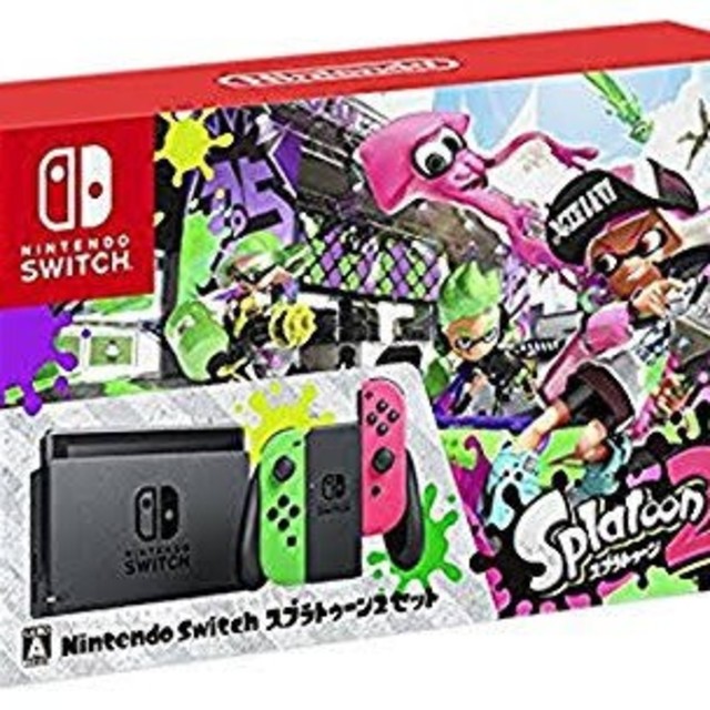 Nintendo Switch(ニンテンドースイッチ)の【新品未使用】Switch スプラトゥーン同梱版 エンタメ/ホビーのゲームソフト/ゲーム機本体(家庭用ゲーム機本体)の商品写真