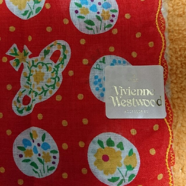 Vivienne Westwood(ヴィヴィアンウエストウッド)のヴィヴィアン・ウエストウッド ハンカチ 未使用 レディースのファッション小物(ハンカチ)の商品写真