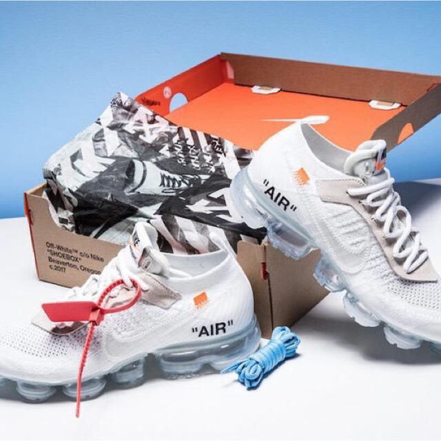 NIKE(ナイキ)の25.5cm☆off white air  vapormax the ten 白 メンズの靴/シューズ(スニーカー)の商品写真