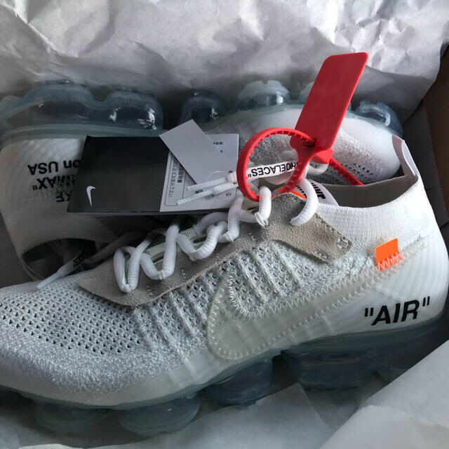 NIKE(ナイキ)の25.5cm☆off white air  vapormax the ten 白 メンズの靴/シューズ(スニーカー)の商品写真