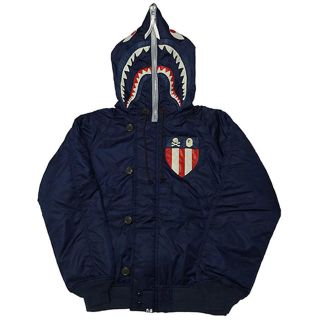 アベイシングエイプ(A BATHING APE)の最終価格 APE NEIGHBORHOOD エイプ ネイバーフッド N-2B S(ミリタリージャケット)