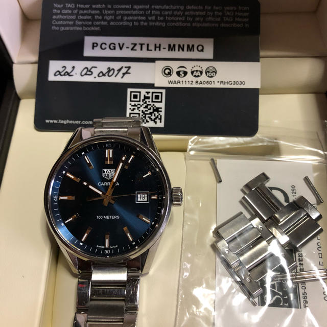 本物の - Heuer TAG 値下げ クォーツ カレラ タグホイヤー 腕時計