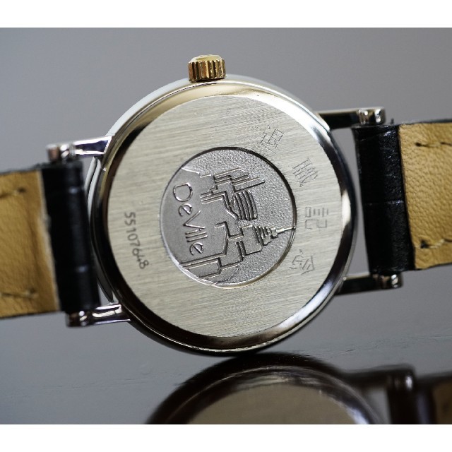 OMEGA(オメガ)の美品 オメガ デビル 18Kゴールドベゼル コンビ レディース Omega レディースのファッション小物(腕時計)の商品写真