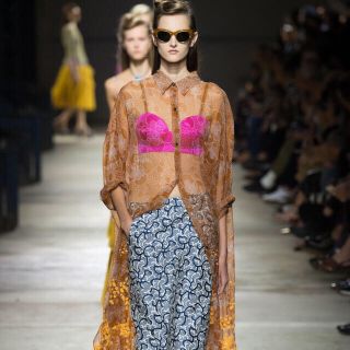 ドリスヴァンノッテン(DRIES VAN NOTEN)のDRIES VAN NOTEN spring2016ジャカードスカート(ロングスカート)