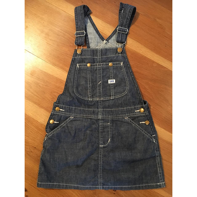 Lee(リー)のlee オーバーオール キッズ デニムスカート Lee 130 キッズ/ベビー/マタニティのキッズ服女の子用(90cm~)(スカート)の商品写真