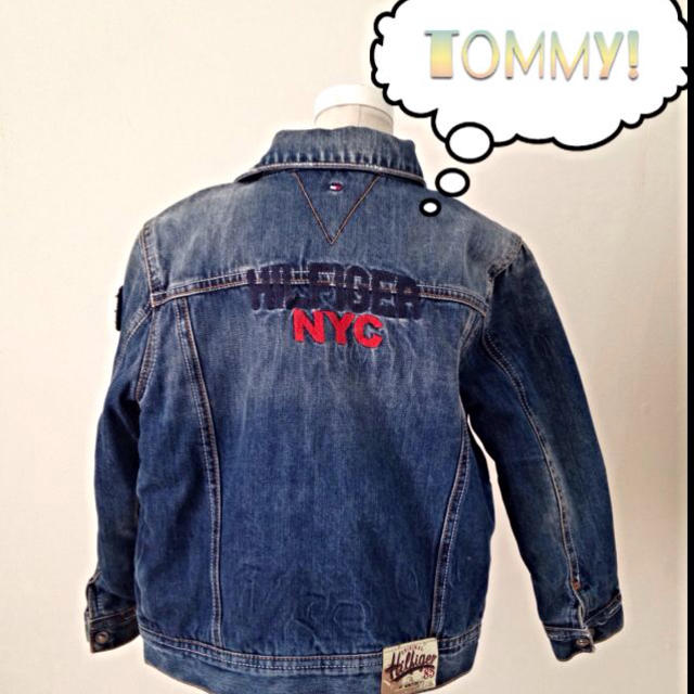 TOMMY HILFIGER(トミーヒルフィガー)のTOMMY ボアデニムJK 120 キッズ/ベビー/マタニティのキッズ服男の子用(90cm~)(その他)の商品写真