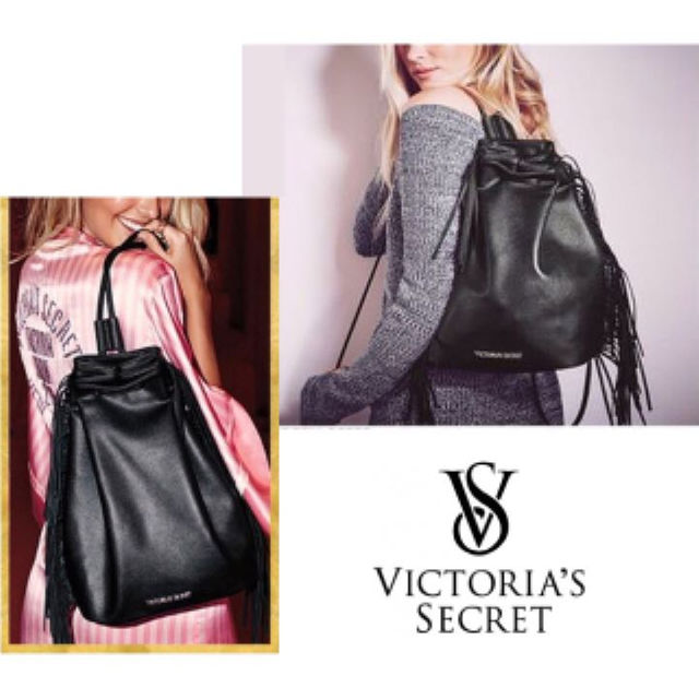 Victoria's Secret(ヴィクトリアズシークレット)の【新品】ヴィウトリアシークレット フリンジバッグ レディースのバッグ(リュック/バックパック)の商品写真