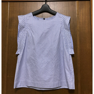 ラウラ(Laula)のChocolat123様専用 Laula ノースリーブ ストライプシャツ(シャツ/ブラウス(半袖/袖なし))