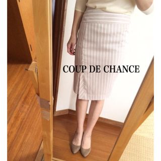 クードシャンス(COUP DE CHANCE)のCOUP DE CHANCE✨美品スカート(ひざ丈スカート)