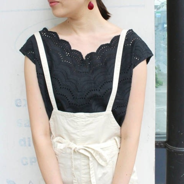 美品 ???? SLOBE IENA レース フレンチリーブ ブラウス