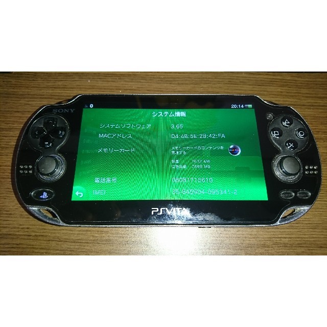 ★PS VITA 3G/WIFIモデル 品　メモリカード8G付属☆ゲームソフト/ゲーム機本体