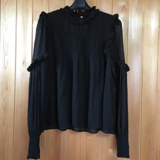 ザラ(ZARA)のザラ ドットブラウス (シャツ/ブラウス(長袖/七分))