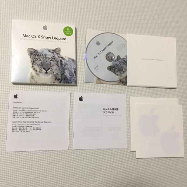 Apple(アップル)のMac OS X Snow Leopard スマホ/家電/カメラのPC/タブレット(PC周辺機器)の商品写真