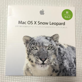 アップル(Apple)のMac OS X Snow Leopard(PC周辺機器)