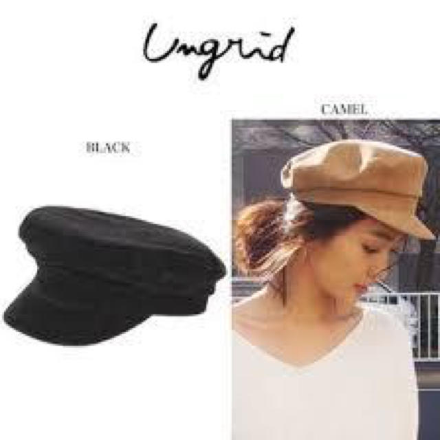 Ungrid(アングリッド)のUngrid フェイクスエードマリンキャップ レディースの帽子(キャスケット)の商品写真