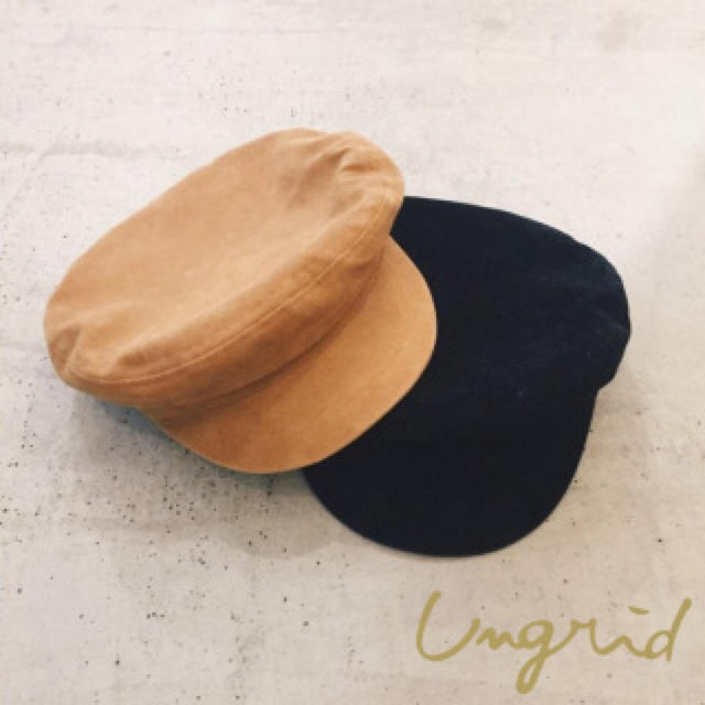 Ungrid(アングリッド)のUngrid フェイクスエードマリンキャップ レディースの帽子(キャスケット)の商品写真