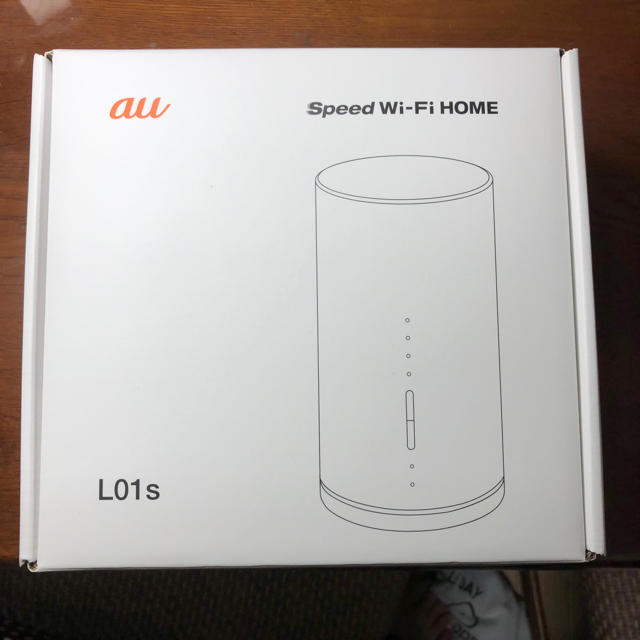 au(エーユー)のSPEED wi-fi home L01s WiMAX スマホ/家電/カメラのスマートフォン/携帯電話(その他)の商品写真