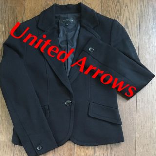 ユナイテッドアローズ(UNITED ARROWS)のUnited Arrows ジャケット ブレザー ブラック S 総裏地 長袖(テーラードジャケット)