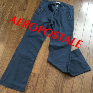 エアロポステール(AEROPOSTALE)のAEROPOSTALE パンツ ダメージ チノパン S ネイビー(チノパン)