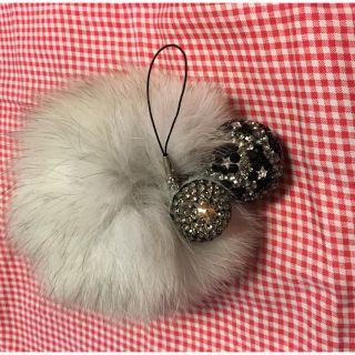 ファーストラップ  スワロアクセ付き(キーホルダー)