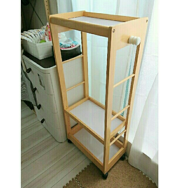 美品:ハンガーシェルフラック　キッズ用
