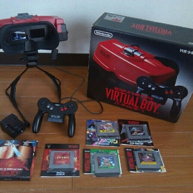 VIRTUAL BOY バーチャルボーイ オプション/ソフト付 - 家庭用ゲーム機本体