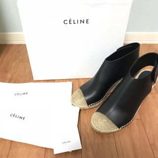 セリーヌ(celine)の6/8までお値下げ celine セリーヌ サンダル エスパドリーユ 40 新品(サンダル)