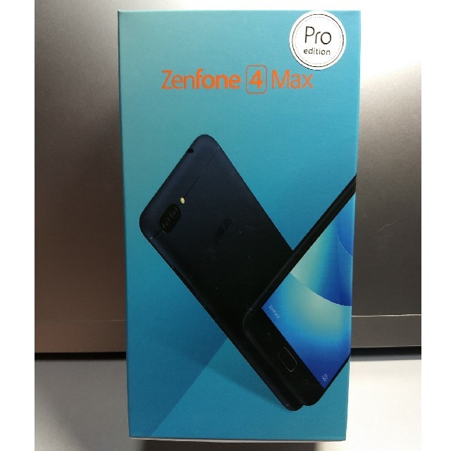 ASUS(エイスース)の新品　未開封　Zenfone4 MAX Pro ブラック 最終値下げ スマホ/家電/カメラのスマートフォン/携帯電話(スマートフォン本体)の商品写真