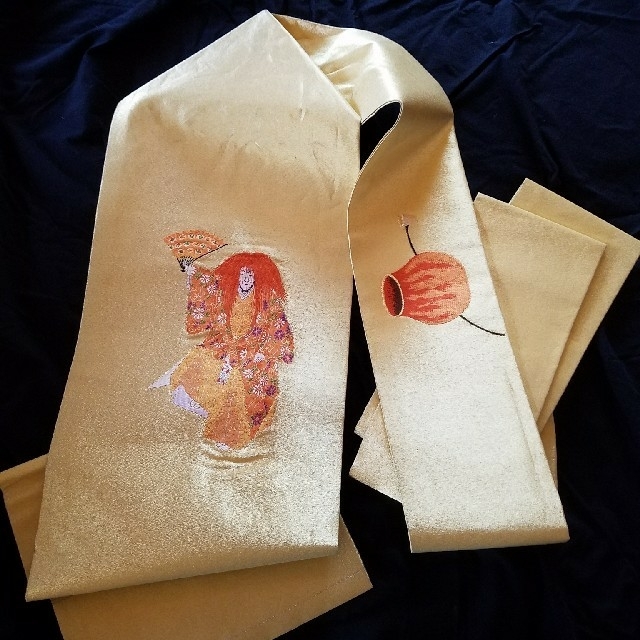 金色刺繍の名古屋帯の通販 by よし子's shop｜ラクマ