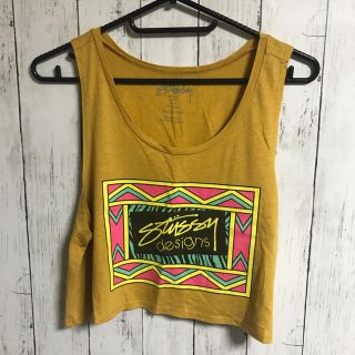 ステューシー(STUSSY)のショート丈タンク 【stussy women】(タンクトップ)