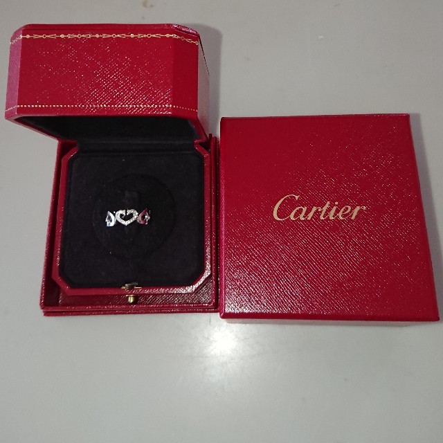 Cartier(カルティエ)の美品。Cハートダイヤリング。 レディースのアクセサリー(リング(指輪))の商品写真