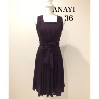 アナイ(ANAYI)のANAYI アナイ ワンピース 36 パーティ 結婚式 女子会 デート(ひざ丈ワンピース)