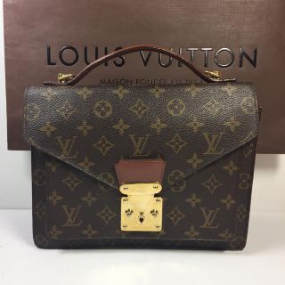 ルイヴィトン(LOUIS VUITTON)の格安 ルイヴィトン モンソーバック(ハンドバッグ)