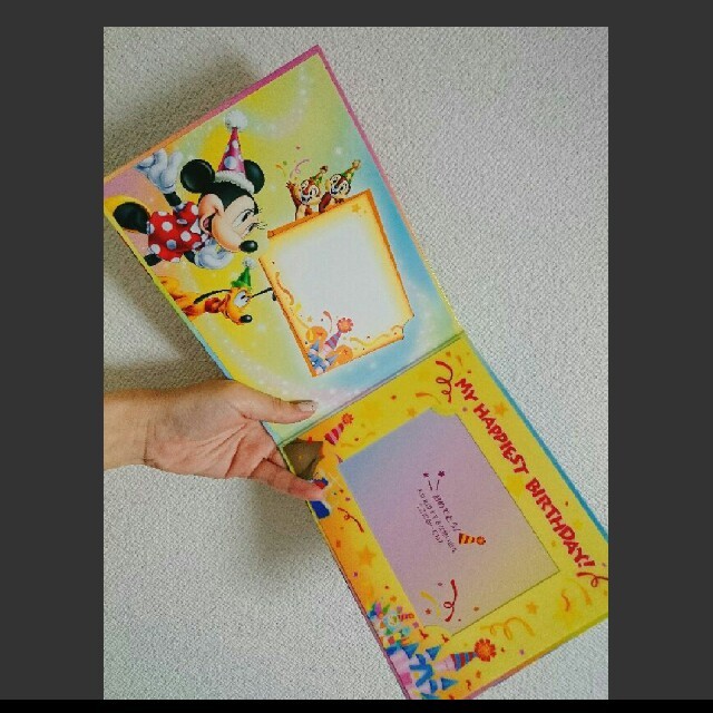 Daisy(デイジー)のディズニーバースデー色紙 ハンドメイドの文具/ステーショナリー(カード/レター/ラッピング)の商品写真